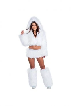 J-Valentine, Inc CL524 - Light-Up Hooded Cropped Jacket