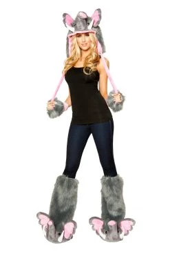 J-Valentine Catalog CS201 - Pink Elephant Gloves ACCESSORIES