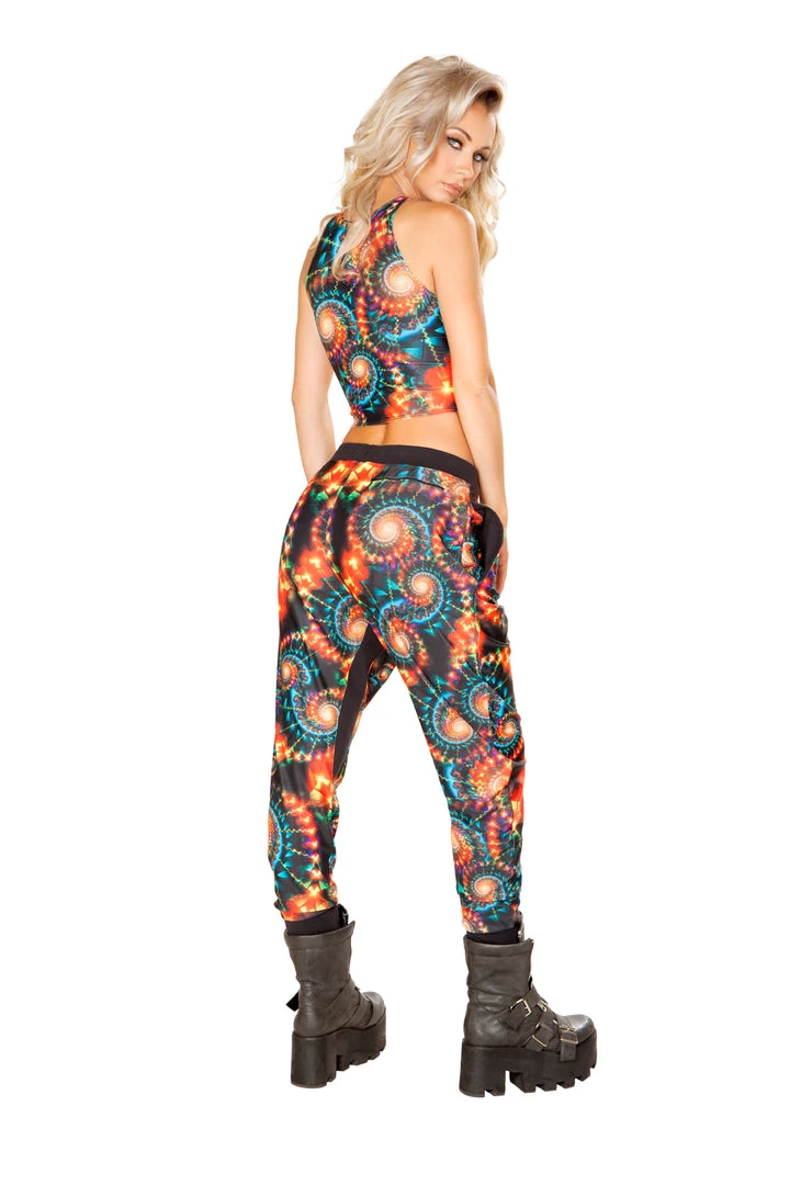 J Valentine BOTTOMS FF177 - UNISEX TWO TONE JOGGERS 7 J Valentine BOTTOMS FF177 - UNISEX TWO TONE JOGGERS