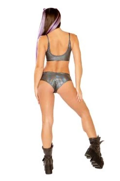 J Valentine FF261 - METALLIC SPAGHETTI TANK TOPS