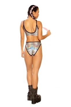 J Valentine FF261 - METALLIC SPAGHETTI TANK TOPS