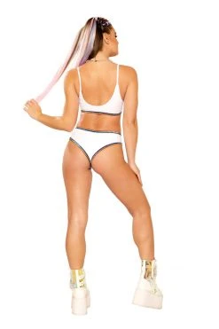 J Valentine FF271 - GLITTER TRIMMED SHORT