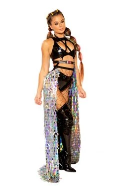 J-Valentine, Inc TOPS FF540 - PVC Holographic Clip Top