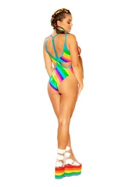 J-Valentine, Inc BOTTOMS FF369 - Print Ring Suspender Bottom