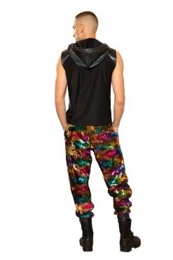 J Valentine FireFly Catalogs FF375 - UNISEX FLIP SEQUIN JOGGERS