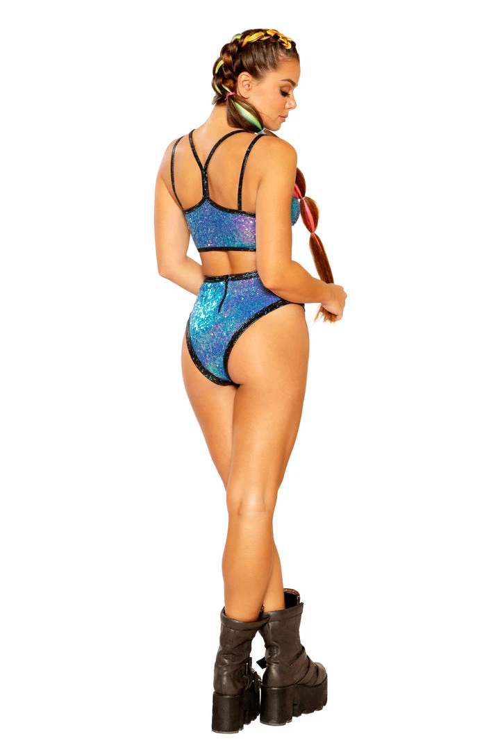 J-Valentine, Inc FF382 - High-Leg Sequin Short 3 J-Valentine, Inc FF382 - High-Leg Sequin Short