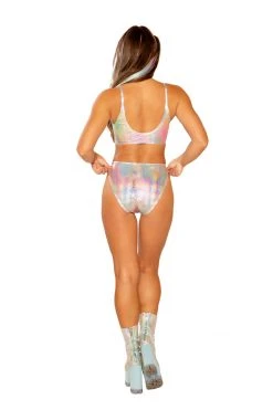 J-Valentine, Inc FF264 - Metallic High-Waist Bottom BOTTOMS 17 J-Valentine, Inc FF264 - Metallic High-Waist Bottom BOTTOMS