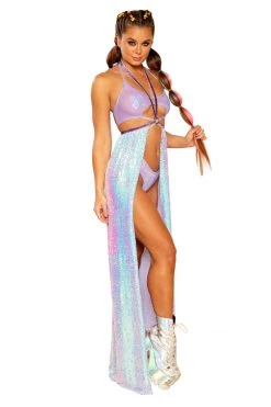 J-Valentine, Inc FF393 - Sheer Wrap Top TOPS