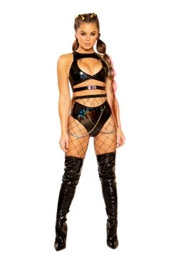 J-Valentine, Inc TOPS FF540 - PVC Holographic Clip Top