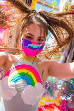 J-Valentine, Inc FF552 - Heavy Brazilian Spandex Pleated Mask