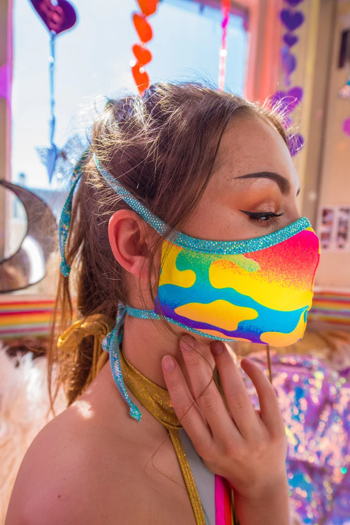 J-Valentine, Inc ACCESSORIES FF555 - Heavy Brazilian Spandex Tailored Mask 7 J-Valentine, Inc ACCESSORIES FF555 - Heavy Brazilian Spandex Tailored Mask