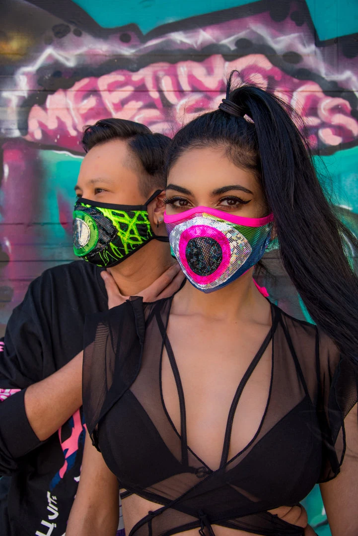 J-Valentine, Inc ACCESSORIES FF559 - Eyeball Tailored Mask 9 J-Valentine, Inc ACCESSORIES FF559 - Eyeball Tailored Mask