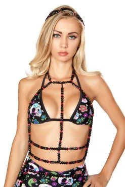 J Valentine ACCESSORIES FF608 - Beaded Harness