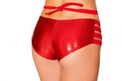 J Valentine FF923 - Metallic No Seam Strappy Shorts BOTTOMS