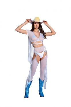 J-Valentine, Inc FR110 - Karma Cowgirl Fringe Wrap Top