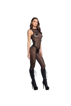 J-Valentine, Inc ONE PIECES FR147 - Holographic Dot Mesh Catsuit