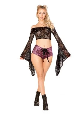 J-Valentine Catalog FF145 - Lace-Up Shorts